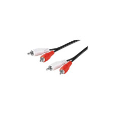 StereoCinch(schwarz, 5 Meter)