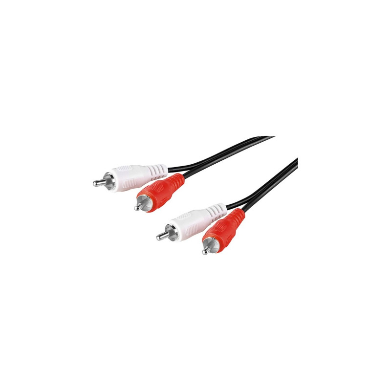 StereoCinch(schwarz, 5 Meter)