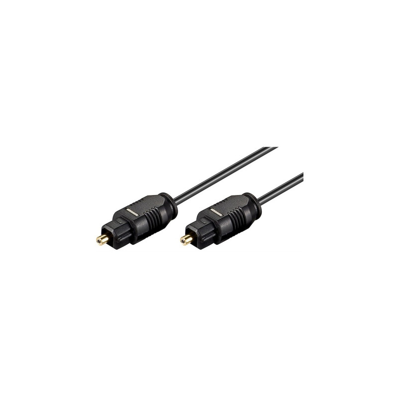 goobay Toslink Kabel(schwarz, 50 cm)