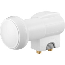 goobay Twin Universal LNB 0,1dB(weiß/grau)