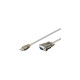Seriell RS-232 Stecker(transparent, 1,5 Meter)