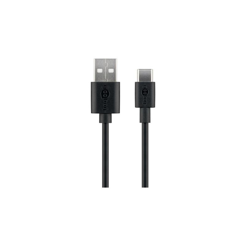 USB-C Stecker(schwarz, 1 Meter)