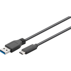 USB-C Stecker(schwarz, 0,5 Meter)