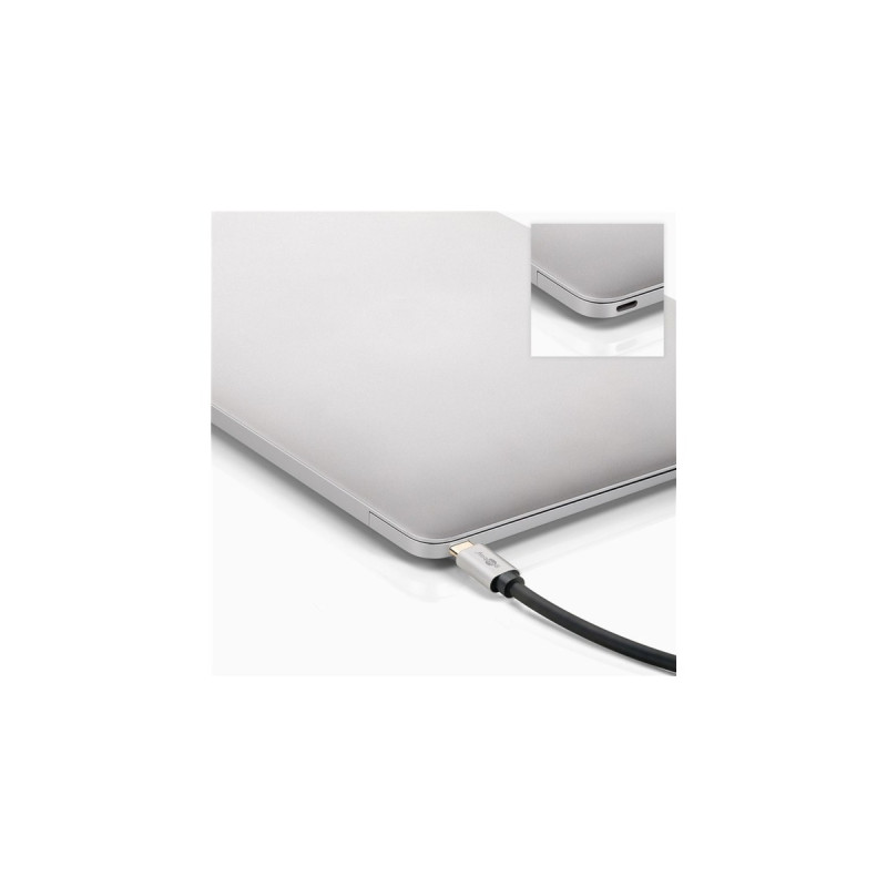 DisplayPort Buchse(schwarz/silber, 15cm, bis 8K @ 60Hz)