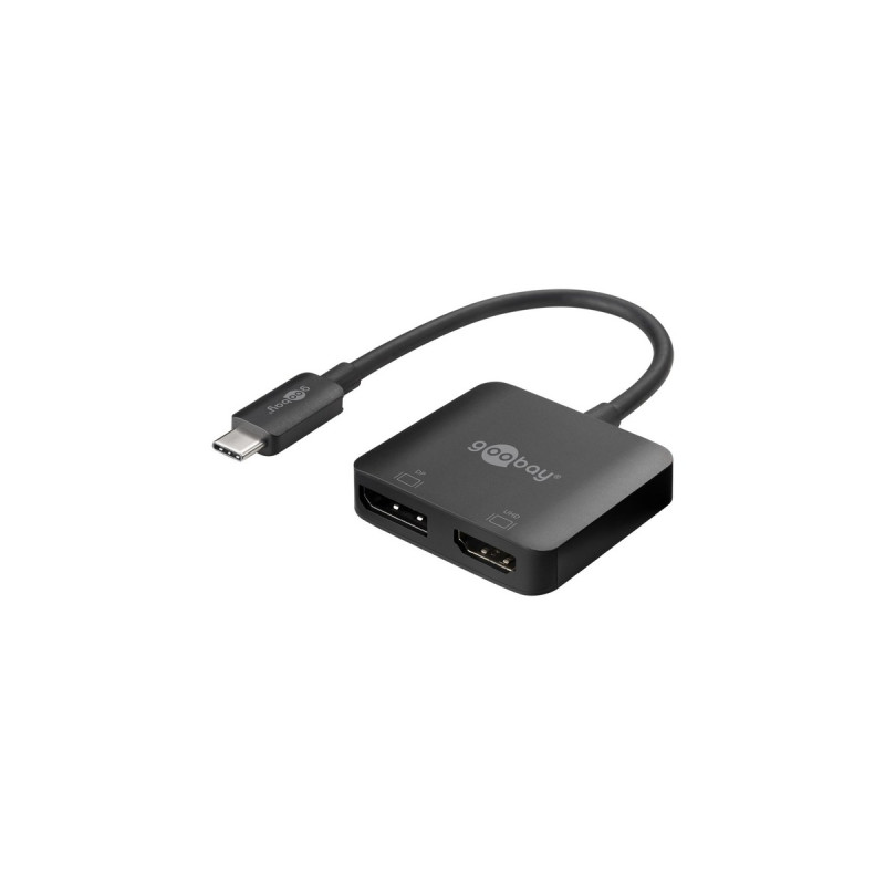 HDMI + DisplayPort Buchse(schwarz, 12cm)