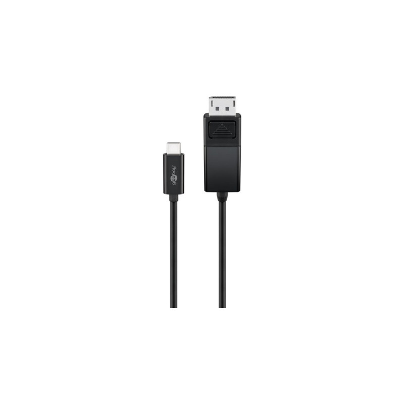 DisplayPort Stecker(schwarz, 1,2 Meter, 4K 60Hz)