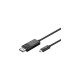 DisplayPort Stecker(schwarz, 1,2 Meter, 4K 60Hz)