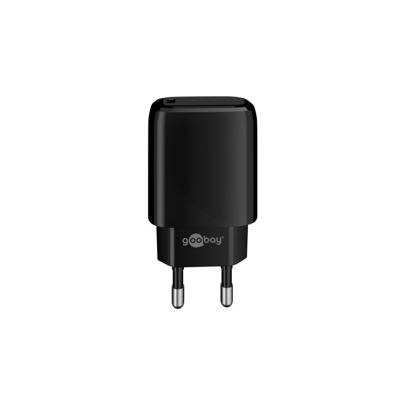 goobay USB-C PD (Power Delivery) Schnellladegerät (20W)(schwarz)