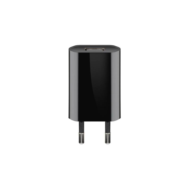 goobay USB-Ladegerät 1 A (5W) schwarz(schwarz)