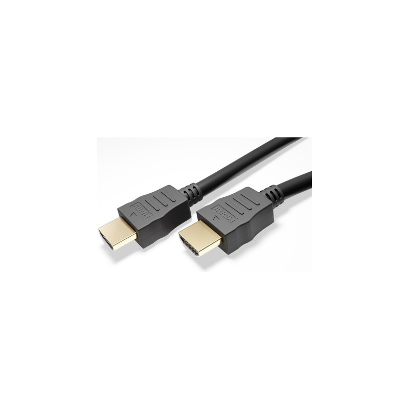 goobay Ultra High-Speed HDMI Kabel mit Ethernet, HDMI 2.1(schwarz, 2 Meter)