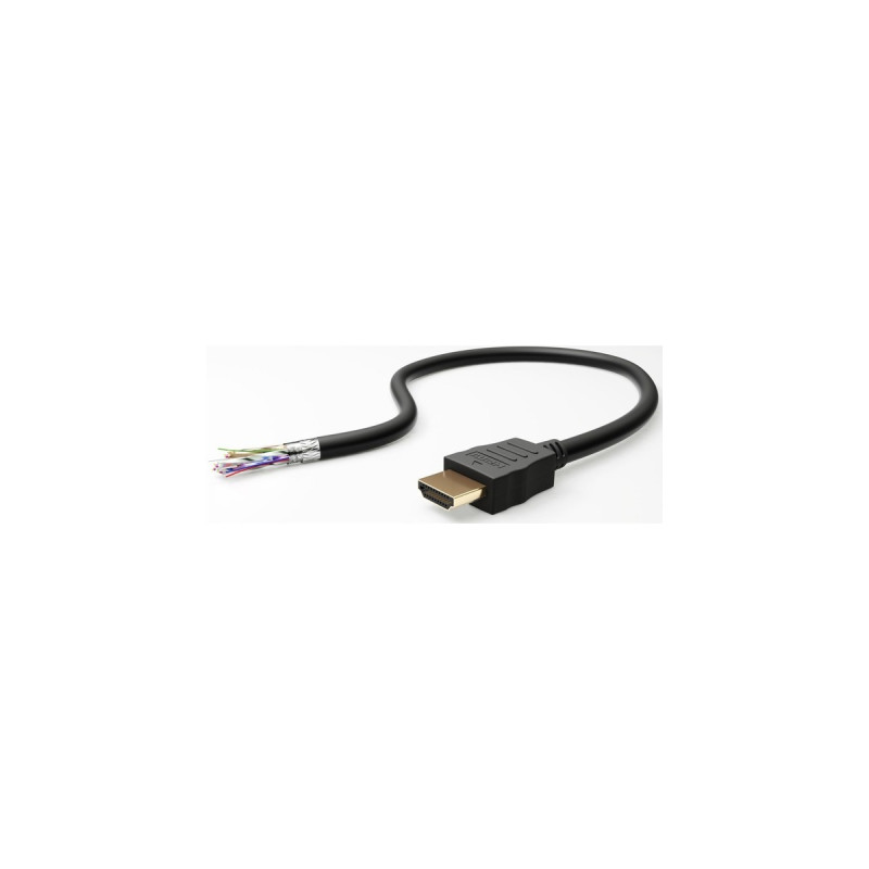 goobay Ultra High-Speed HDMI Kabel mit Ethernet, HDMI 2.1(schwarz, 2 Meter)