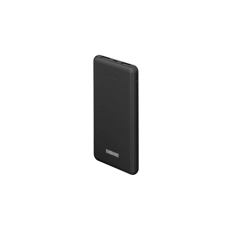 goobay Wireless Schnelllade-Powerbank 10000mAh(schwarz, PD, QC 3.0, 10.000 mAh)