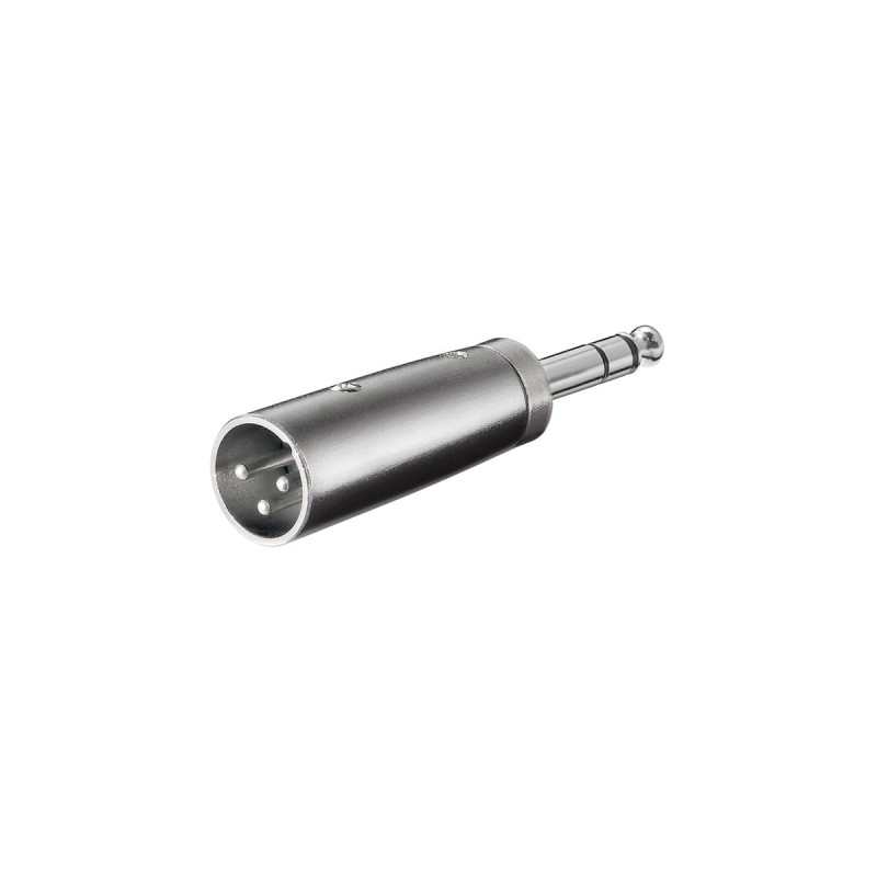 XLR Stecker 3Pin(silber, 1 Stück)