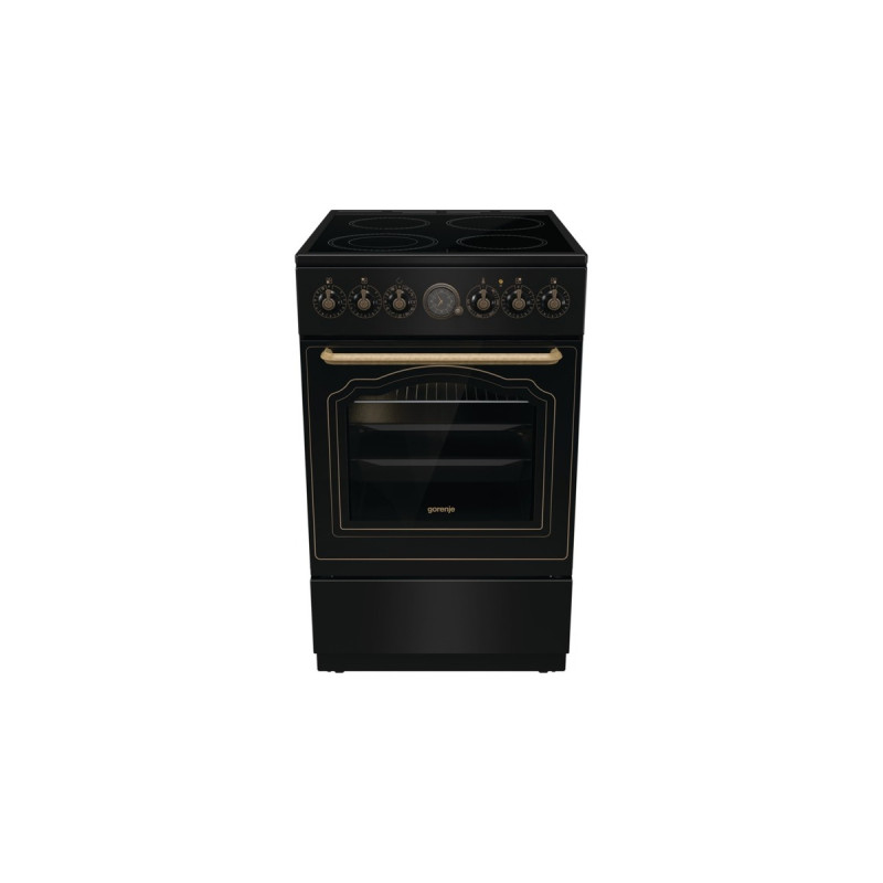gorenje GECS5B70CLB, Herd(schwarz/gold)