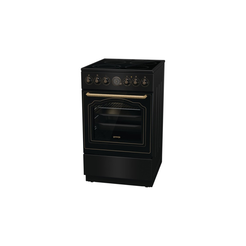 gorenje GECS5B70CLB, Herd(schwarz/gold)
