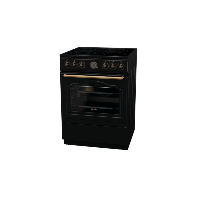 gorenje GECS6B70CLB, Herd(schwarz/gold)