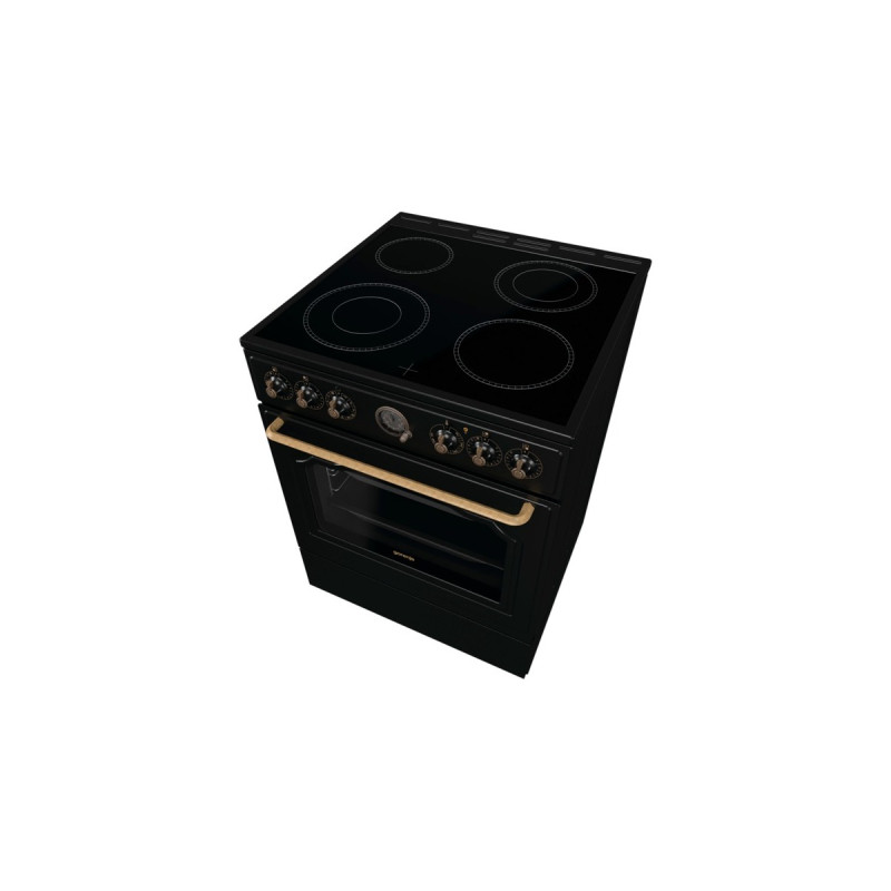 gorenje GECS6B70CLB, Herd(schwarz/gold)