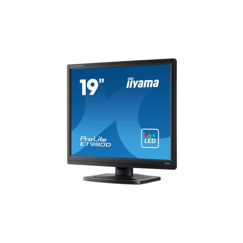 iiyama E1980D-B1, LED-Monitor(48 cm (19 Zoll), schwarz, SXGA, TN, 5 ms (GtG))