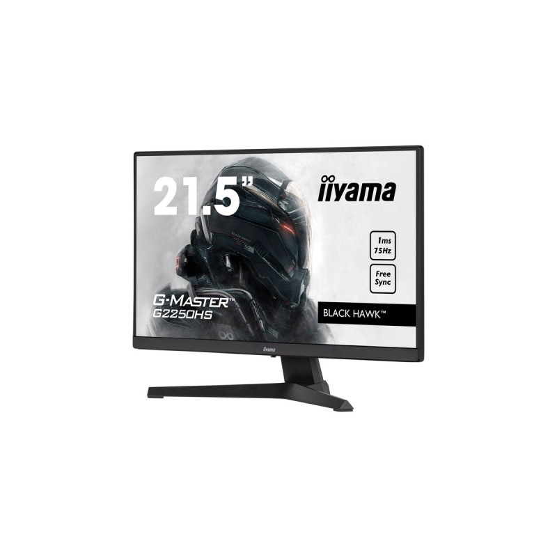 iiyama G-Master G2250HS-B1, Gaming-Monitor(54.7 cm (21.5 Zoll), schwarz (matt), FullHD, AMD Free-Sync, 75 Hz)