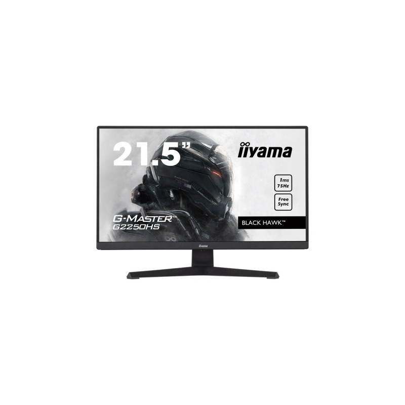 iiyama G-Master G2250HS-B1, Gaming-Monitor(54.7 cm (21.5 Zoll), schwarz (matt), FullHD, AMD Free-Sync, 75 Hz)