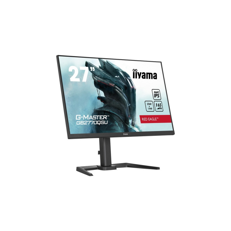 iiyama G-Master GB2770QSU-B5, Gaming-Monitor(68 cm (27 Zoll), schwarz (matt), QHD, IPS, AMD Free-Sync, HDMI, 165Hz Panel)