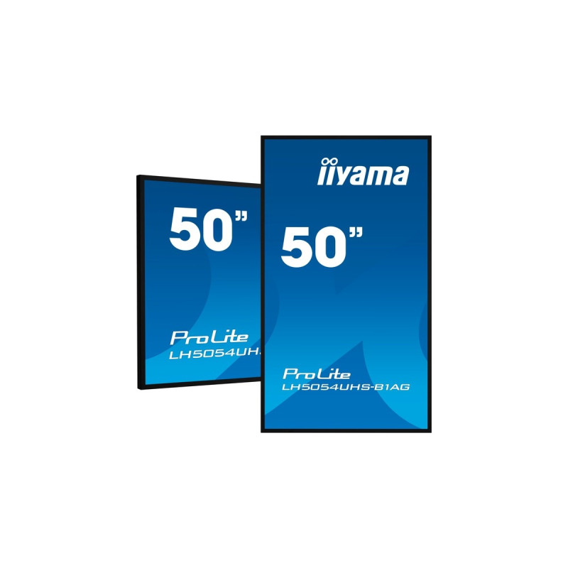 iiyama ProLite LH5054UHS-B1AG, Public Display(schwarz, UltraHD/4K, IPS, Lautsprecher)