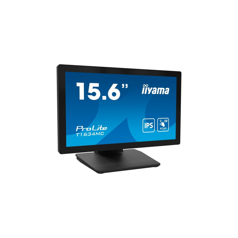 iiyama ProLite T1634MC-B1S, LED-Monitor(40 cm (16 Zoll), schwarz (matt), FullHD, IPS, HDMI, DisplayPort)