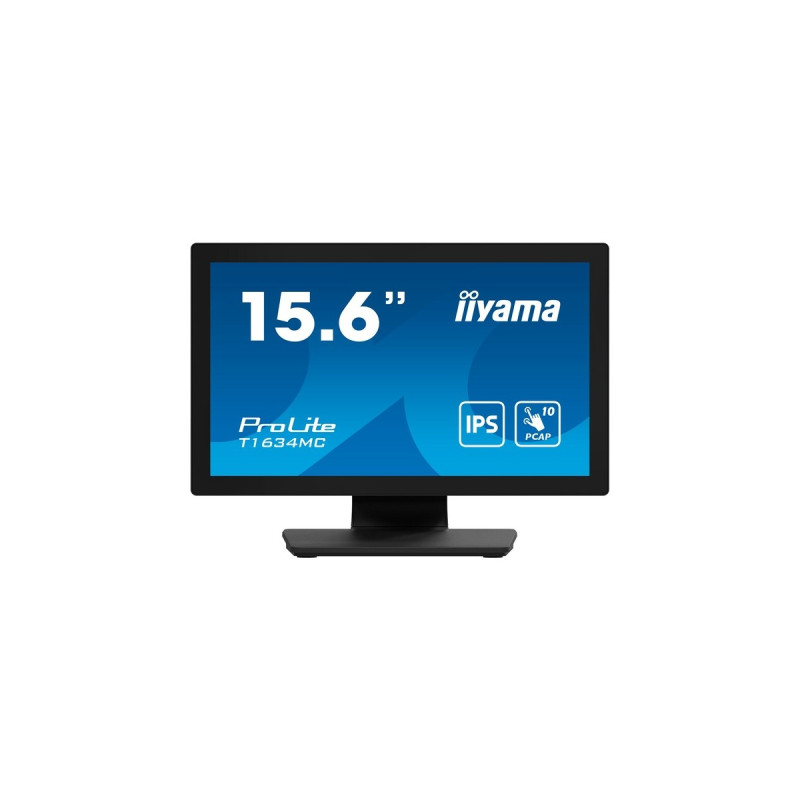 iiyama ProLite T1634MC-B1S, LED-Monitor(40 cm (16 Zoll), schwarz (matt), FullHD, IPS, HDMI, DisplayPort)