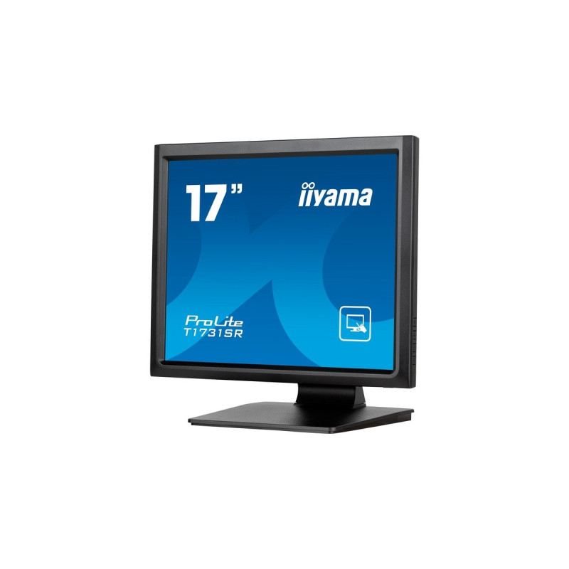iiyama ProLite T1731SR-B1S, LED-Monitor(43 cm (17 Zoll), schwarz (matt), WXGA, TN, Touchscreen)