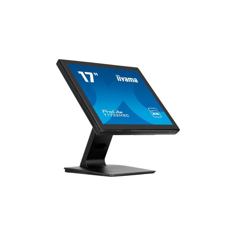iiyama ProLite T1732MSC-B1SAG, LED-Monitor(43 cm (17 Zoll), schwarz (matt), SXGA, TN, Touchscreen, HDMI, DisplayPort, VGA, USB)