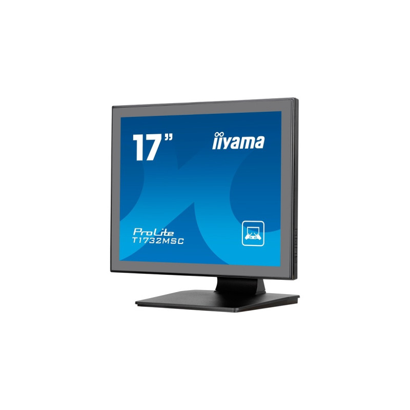 iiyama ProLite T1732MSC-B1S, LED-Monitor(43 cm (17 Zoll), schwarz, SXGA, TN, HDMI, DisplayPort, VGA, USB, Touchscreen)