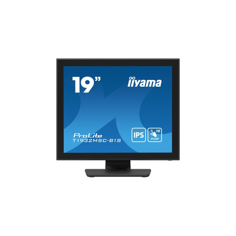 iiyama ProLite T1932MSC-B1S, LED-Monitor(48 cm (19 Zoll), schwarz (matt), SXGA, IPS, Touchscreen)