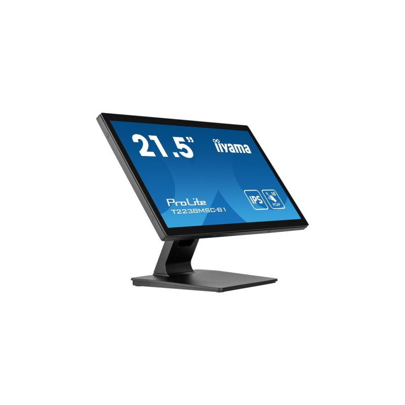 iiyama ProLite T2238MSC-B1, LED-Monitor(54.5 cm (21.5 Zoll), schwarz (matt), FullHD, IPS, Touchscreen)