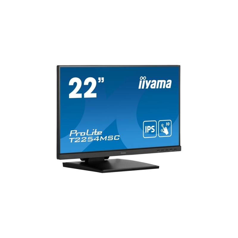 iiyama ProLite T2254MSC-B1AG, LED-Monitor(55 cm (22 Zoll), schwarz, FullHD, IPS, Touchscreen)