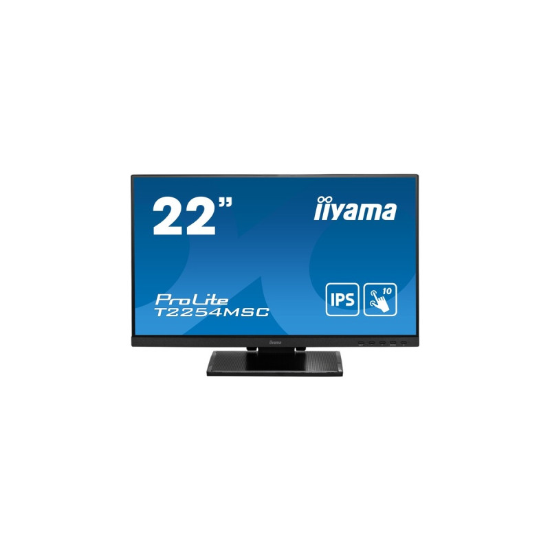 iiyama ProLite T2254MSC-B1AG, LED-Monitor(55 cm (22 Zoll), schwarz, FullHD, IPS, Touchscreen)