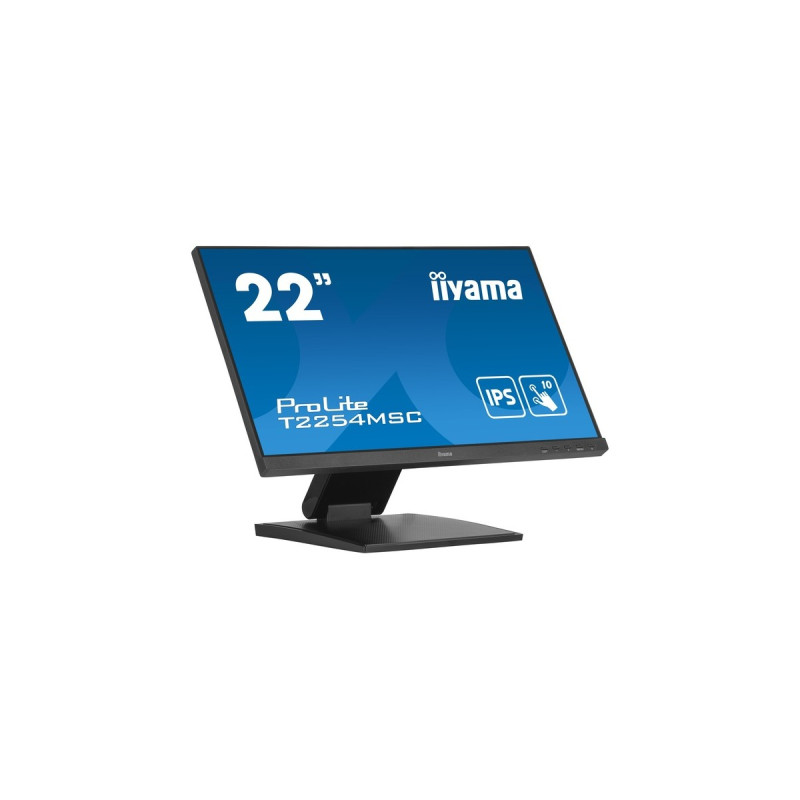 iiyama ProLite T2254MSC-B1AG, LED-Monitor(55 cm (22 Zoll), schwarz, FullHD, IPS, Touchscreen)