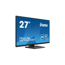 iiyama ProLite T2752MSC-B1, LED-Monitor(68.6 cm (27 Zoll), schwarz (matt), Full HD, IPS, Touchscreen, HDMI, DisplayPort, USB )