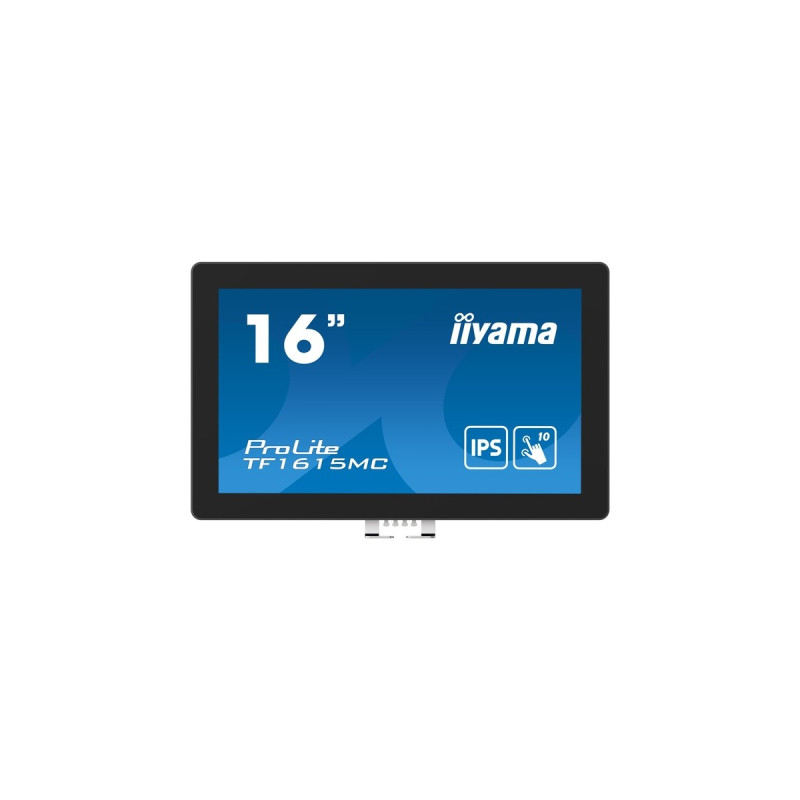 iiyama ProLite TF1615MC-B1, LED-Monitor(40 cm (16 Zoll), schwarz, FullHD, IPS, Touchscreen)