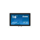 iiyama ProLite TF1615MC-B1, LED-Monitor(40 cm (16 Zoll), schwarz, FullHD, IPS, Touchscreen)