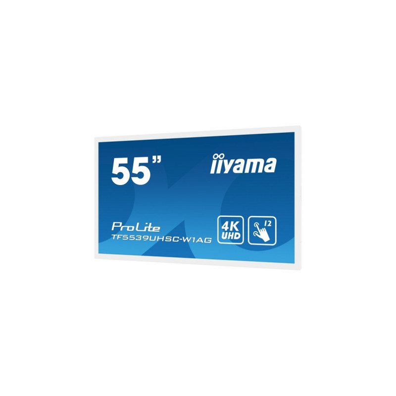 iiyama ProLite TF5539UHSC-W1AG, Public Display(weiß, UltraHD/4K, IPS, HDMI)