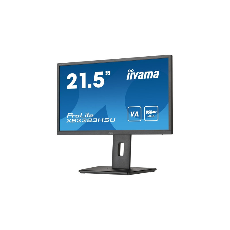 iiyama ProLite XB2283HSU-B1, LED-Monitor(54.5 cm (21.5 Zoll), schwarz, HDMI, DisplayPort, Free-Sync)