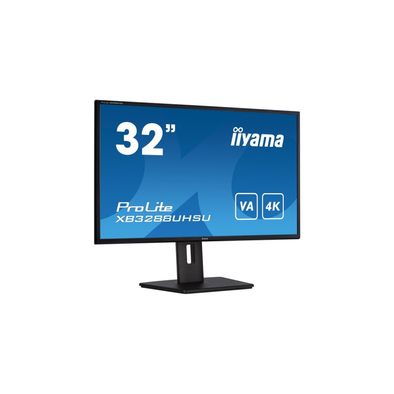 iiyama ProLite XB3288UHSU-B5, LED-Monitor(80 cm (31.5 Zoll), schwarz, UltraHD/4K, VA, HDMI, DisplayPort)