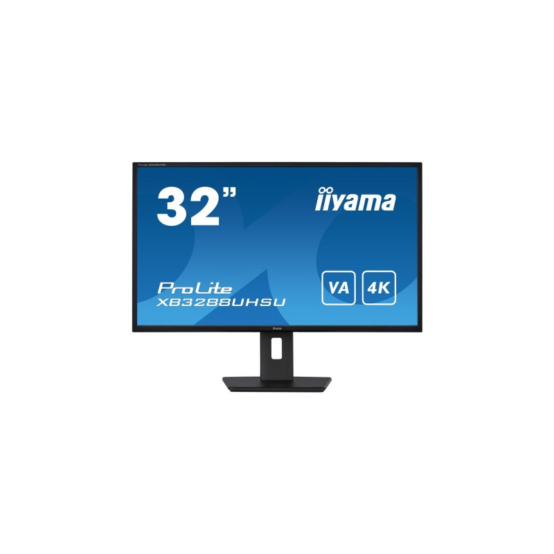 iiyama ProLite XB3288UHSU-B5, LED-Monitor(80 cm (31.5 Zoll), schwarz, UltraHD/4K, VA, HDMI, DisplayPort)