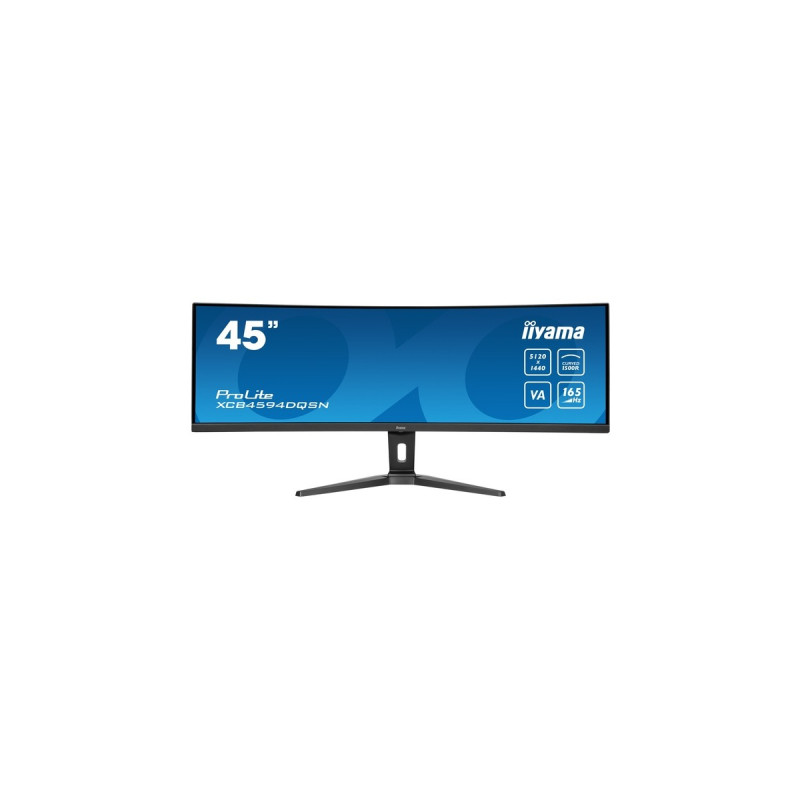 iiyama ProLite XCB4594DQSN-B1, Gaming-Monitor(113 cm (44 Zoll), schwarz (matt), DQHD, VA, Curved, 165Hz Panel)