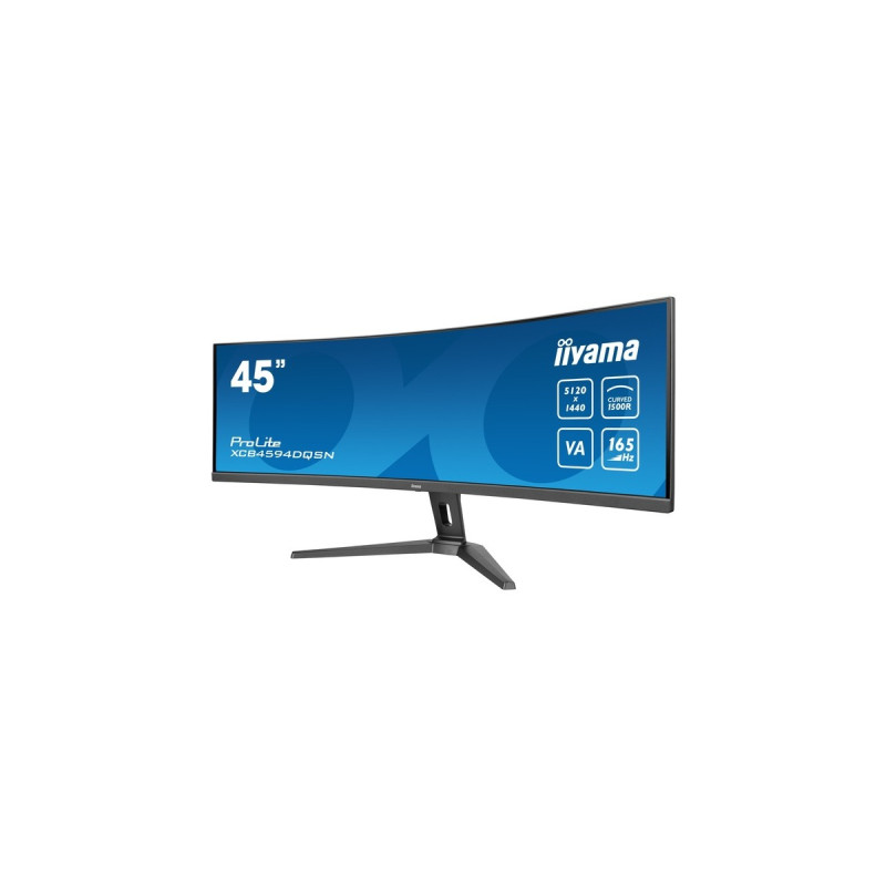 iiyama ProLite XCB4594DQSN-B1, Gaming-Monitor(113 cm (44 Zoll), schwarz (matt), DQHD, VA, Curved, 165Hz Panel)