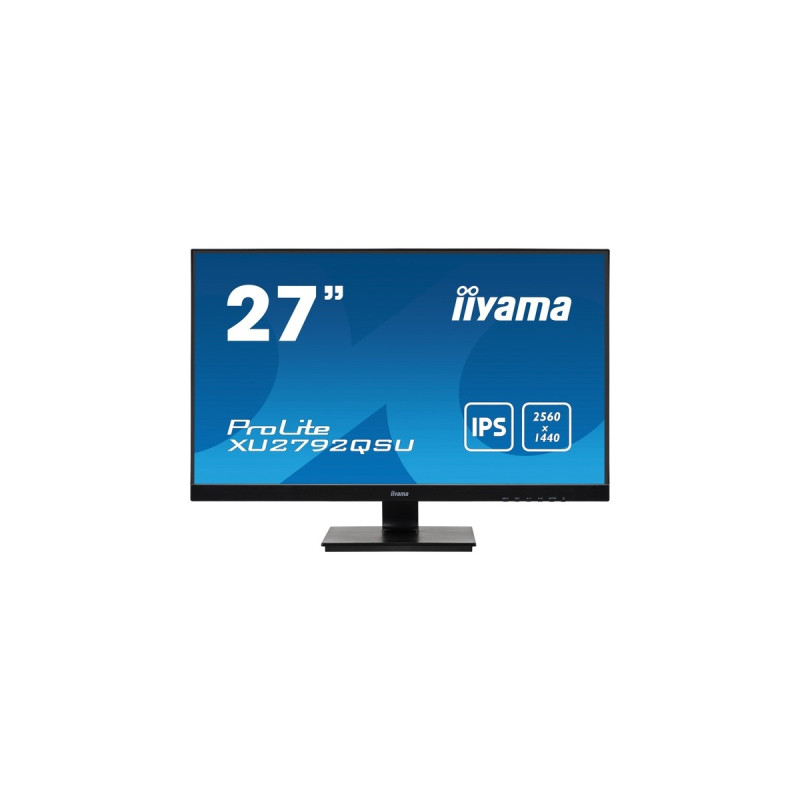 iiyama ProLite XU2792QSU-B1, LED-Monitor(68.5 cm (27 Zoll), schwarz (matt), WQHD, IPS, AMD Free-Sync)
