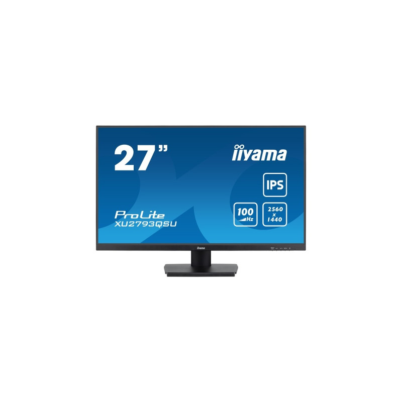 iiyama ProLite XU2793QSU-B6, LED-Monitor(69 cm (27 Zoll), schwarz (matt), WQHD, IPS, AMD Free-Sync, 100Hz Panel)