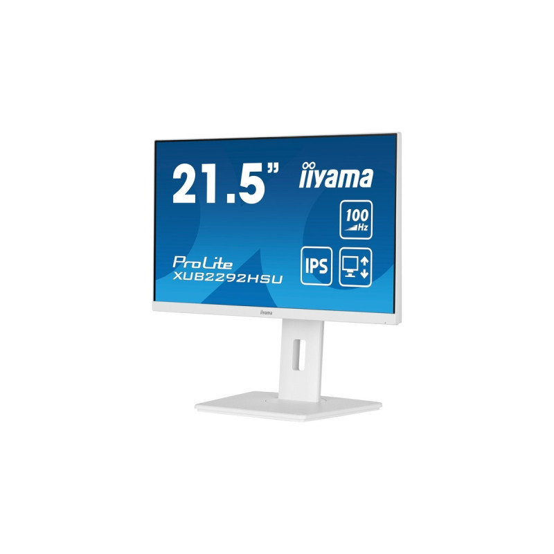 iiyama ProLite XUB2292HSU-W6, LED-Monitor(55 cm (22 Zoll), weiß (matt), FullHD, IPS, AMD Free-Sync, 100Hz Panel)