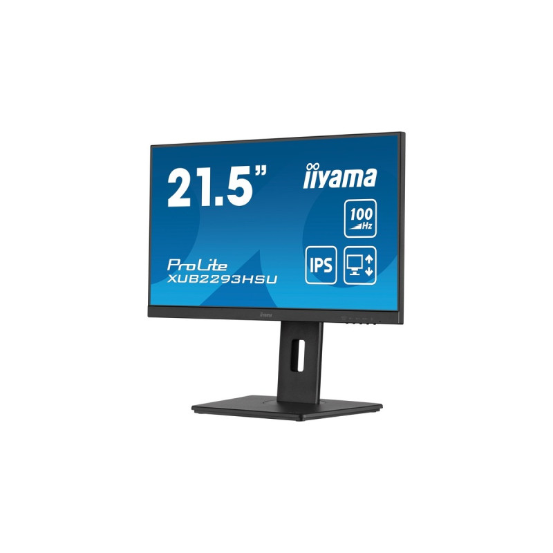 iiyama ProLite XUB2293HSU-B6, LED-Monitor(55 cm (21 Zoll), schwarz (matt), FullHD, IPS, AMD Free-Sync, 100Hz Panel)