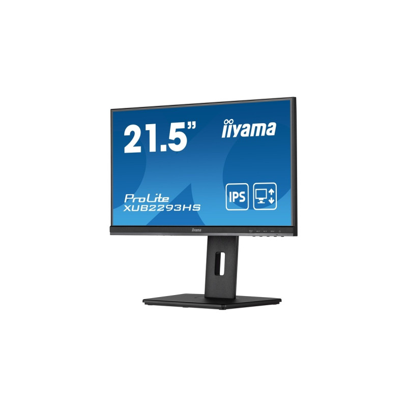 iiyama ProLite XUB2293HS-B5, LED-Monitor(55 cm (21 Zoll), schwarz, FullHD, IPS, 75 Hz)